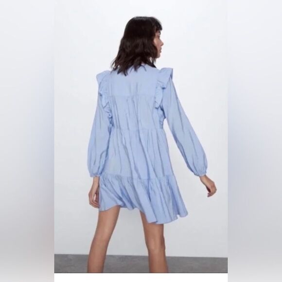 LAST CHANCE Zara A-line dress with ruffles - Picture 7 of 9
